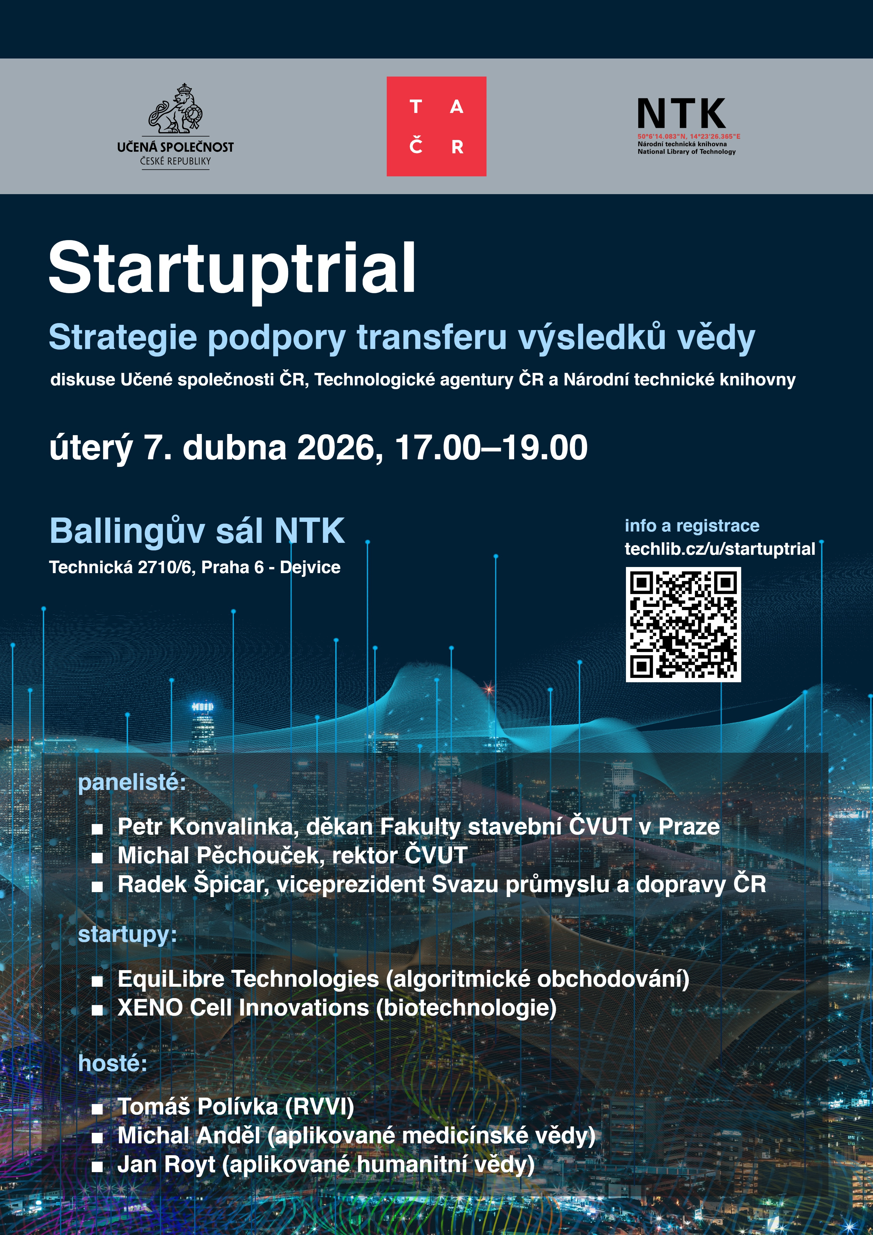 Plakát k akci Startuptrial 2026